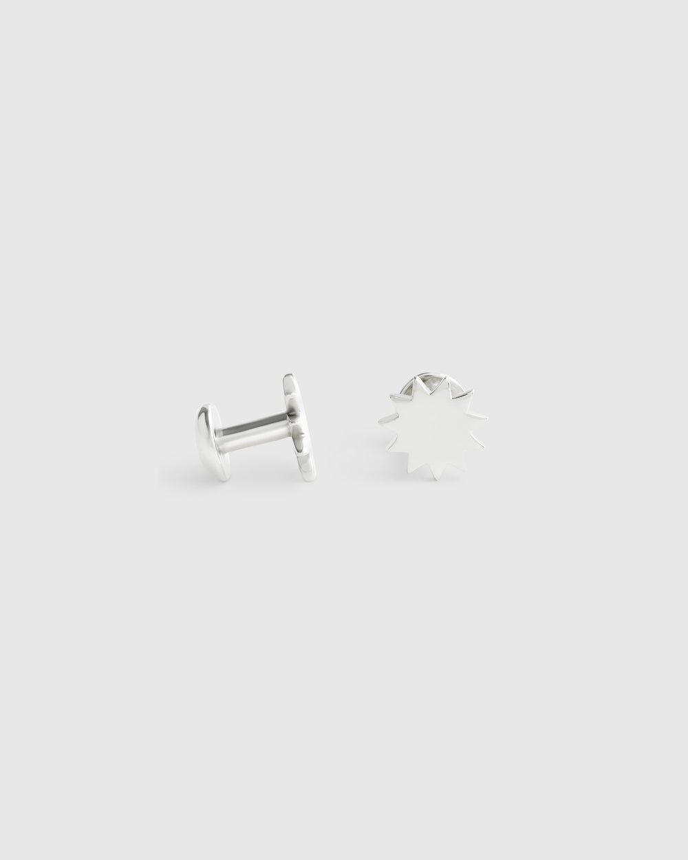 Sun Silver Plated Cufflinks